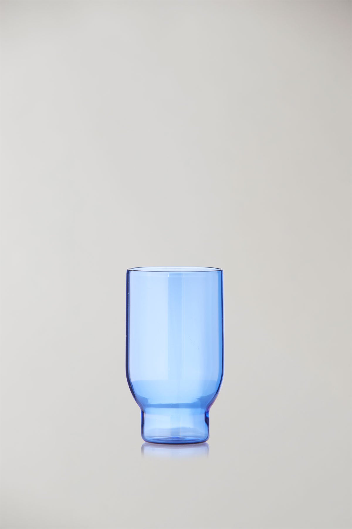 GLASSWARE,  WATER GLASS, TALL, 2 PCS, BLUE