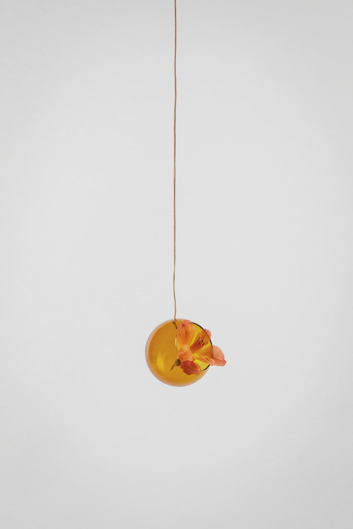 HANGING PLANT BUBBLE, SMALL, AMBER
