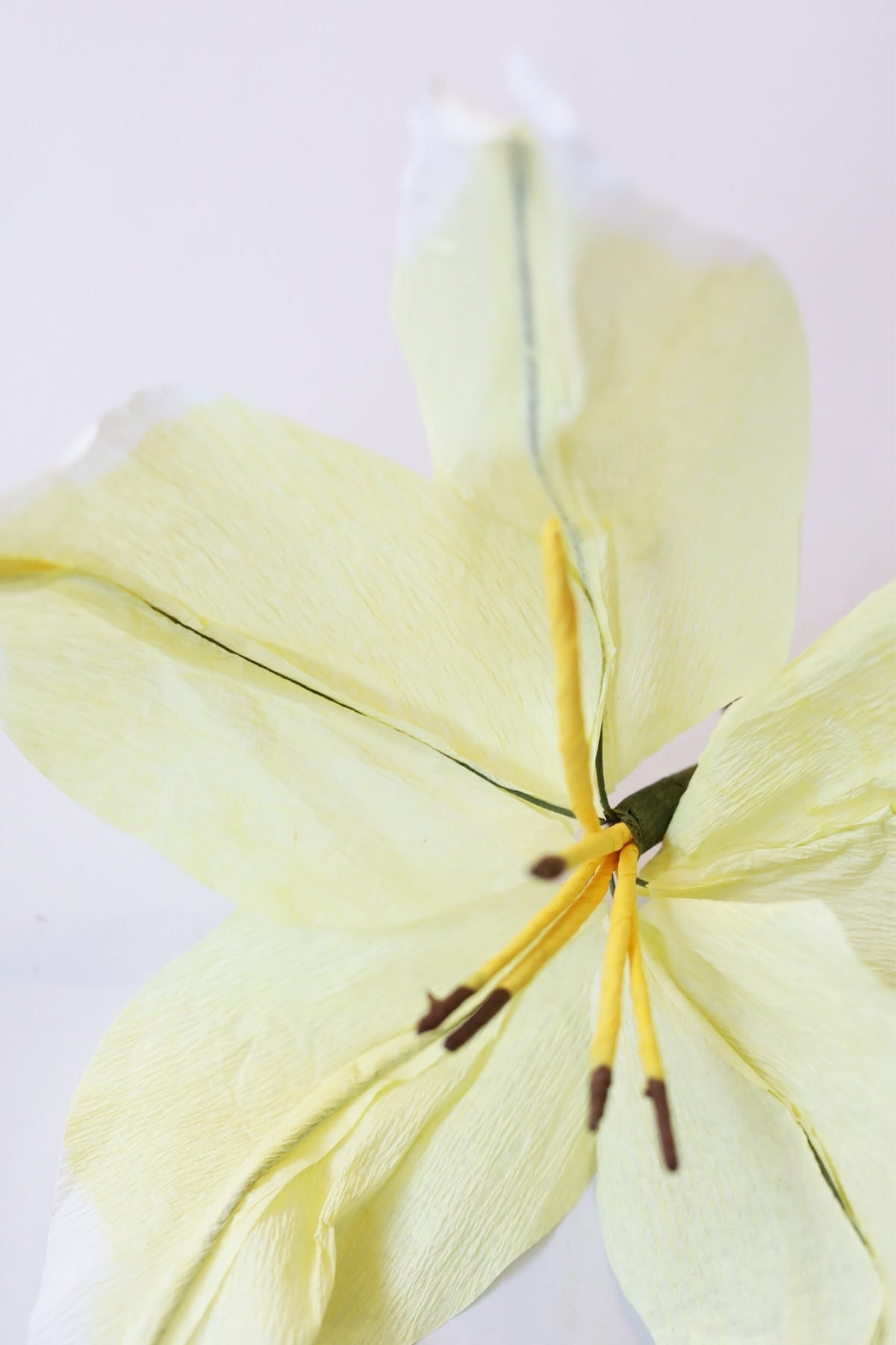 PAPER FLOWER, LILY, YELLOW
